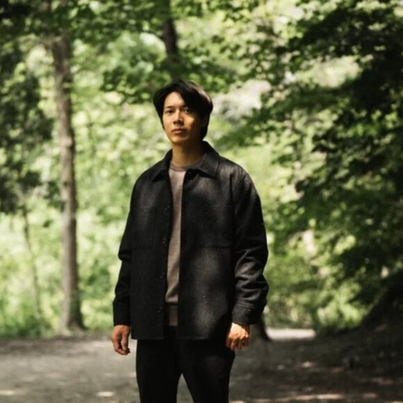 ECOLOGYST Slow Fashion Wool Harbour Coat Charcoal Grey Jacket NWOT - Picture 3 of 7